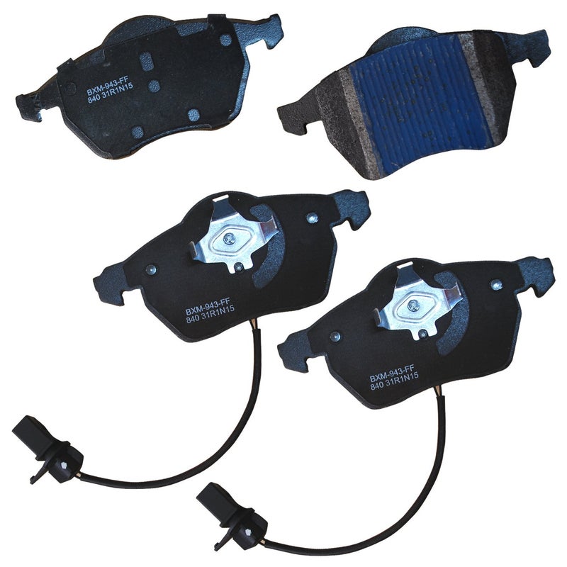 بنديكس وسادات الفرامل الأمامية شبه المعدنية Bendix Premium SBM840 لموديلات مختارة Audi A4، A4 Quattro، A6، A6 A8 RS6، S4، S6، Seat Exeo، Volkswagen Passat - Image 1